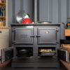 ESSE 1000 W Woodburning cooker bottom doors open