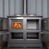 ESSE 1000 W Woodburning cooker doors open